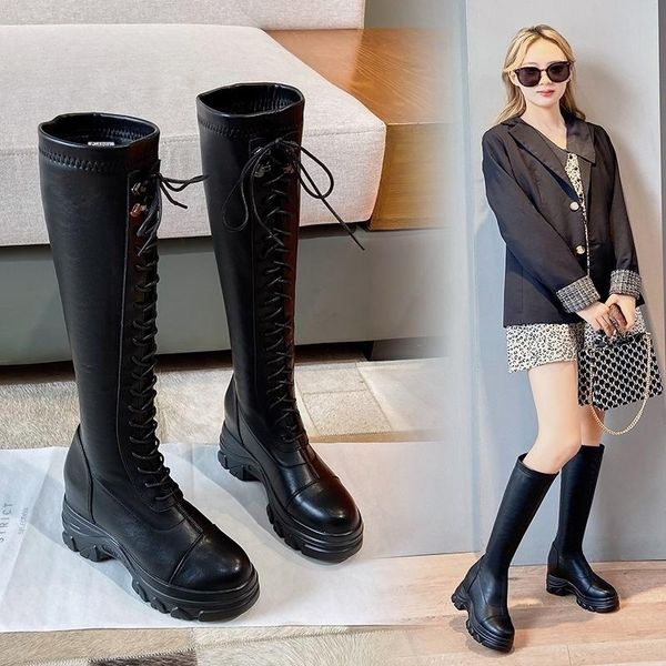 dress shoes boots women's inner height over knee long middle tube 2021 plush zipper half high short man, Black
dress shoes boots women's inner height over knee long middle tube 2021 plush zipper half high short man, Black