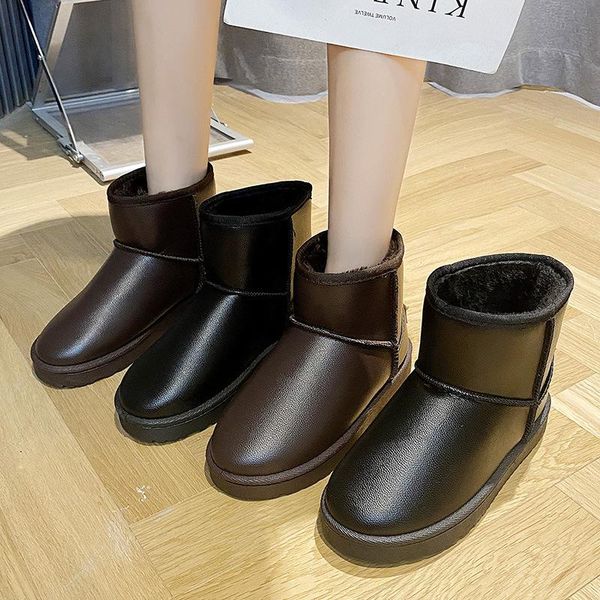 boots 2021 women's snow pu leather plush women australia winter for warm botas mujer, Black
boots 2021 women's snow pu leather plush women australia winter for warm botas mujer, Black