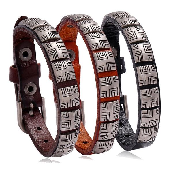 charm bracelets western concise style vintage punk leather bracelet/bangle, Golden;silver
charm bracelets western concise style vintage punk leather bracelet/bangle, Golden;silver