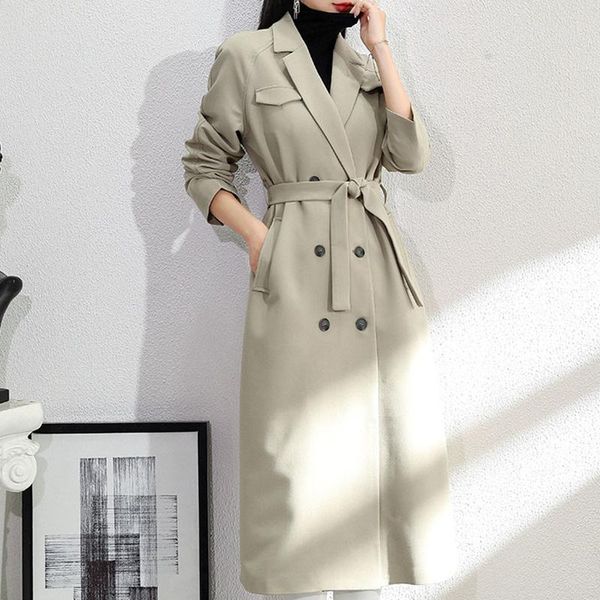 women's trench coats shnsophi autumn women light green long coat with belt double breasted casual female office lady windbreaker outwea, Tan;black
women's trench coats shnsophi autumn women light green long coat with belt double breasted casual female office lady windbreaker outwea, Tan;black
