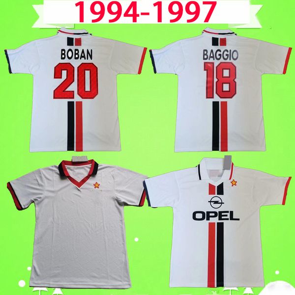 1994 1995 1996 1997 milan soccer jerseys retro vintage 94 95 96 97 football shirt classic ac maldini baggio weah savicevic boban baresi away, Black;yellow
1994 1995 1996 1997 milan soccer jerseys retro vintage 94 95 96 97 football shirt classic ac maldini baggio weah savicevic boban baresi away, Black;yellow