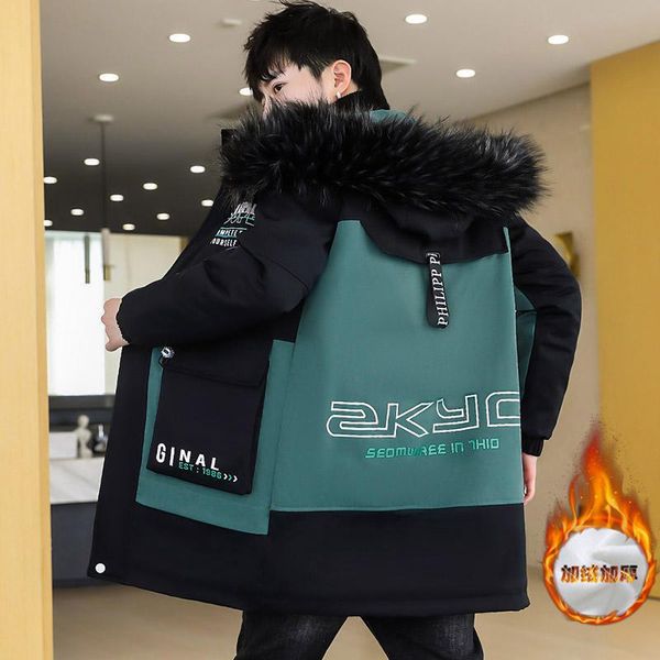 men's trench coats winter parka coat men cotton plus velvet jacket hooded thicken warm jackets outerwear 2021 windbreaker male clothing, Tan;black
men's trench coats winter parka coat men cotton plus velvet jacket hooded thicken warm jackets outerwear 2021 windbreaker male clothing, Tan;black