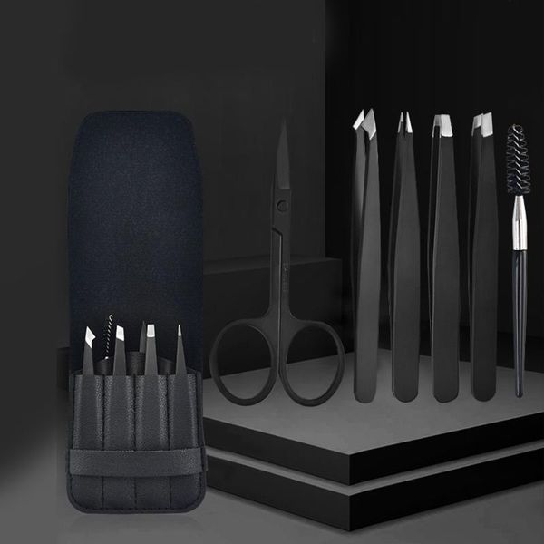 eyebrow tools & stencils 6 piece professional stainless steel tweezers set hair slant tool clip stickers with case makeup
eyebrow tools & stencils 6 piece professional stainless steel tweezers set hair slant tool clip stickers with case makeup