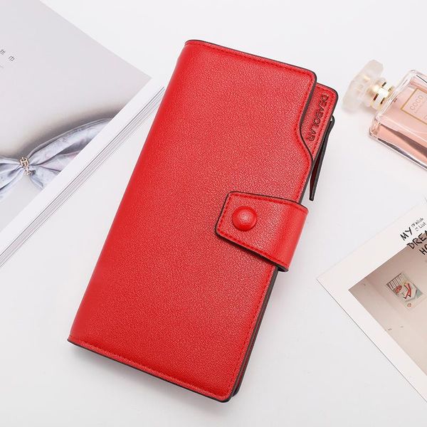 wallets deabolar 2021 women fashion lady wristlet handbags long money bag zipper coin purse cards id holder clutch woman wallet, Red;black
wallets deabolar 2021 women fashion lady wristlet handbags long money bag zipper coin purse cards id holder clutch woman wallet, Red;black