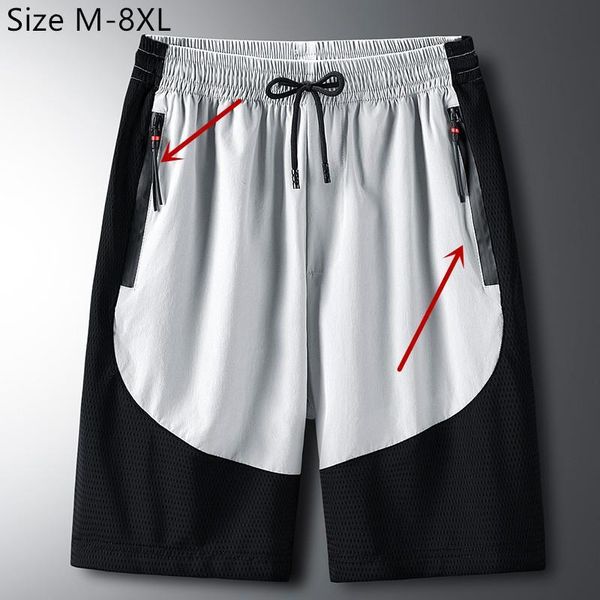 men's shorts 2021 summer men shorts side with zipper loose short pants elastic waist clothing knee length casual shorts, White;black
men's shorts 2021 summer men shorts side with zipper loose short pants elastic waist clothing knee length casual shorts, White;black
