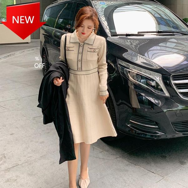 casual dresses black apricot women one-piece dress korean high waist, Black;gray
casual dresses black apricot women one-piece dress korean high waist, Black;gray