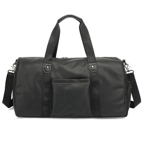 -portable large-capacity sports gym bag pu retro excursion luggage outdoor bags