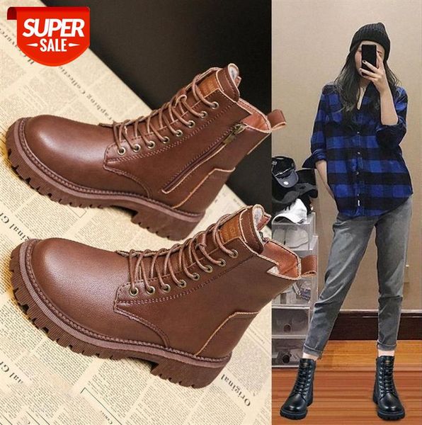 leather martin boots women's head layer cowhide plus velvet day single cotton short thick-soled motorcycle rider women #h377
leather martin boots women's head layer cowhide plus velvet day single cotton short thick-soled motorcycle rider women #h377