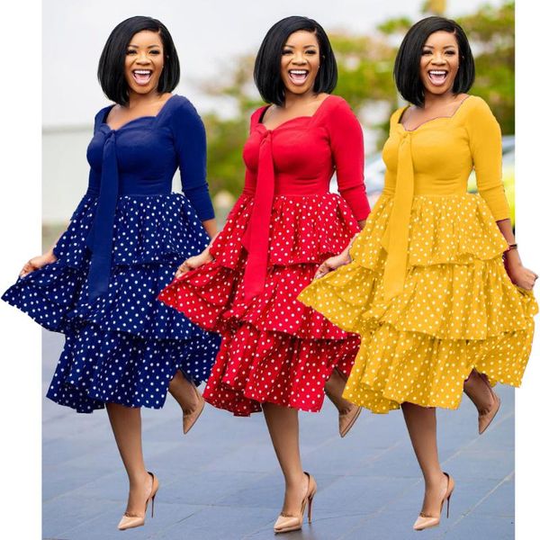 ethnic clothing women polka dot african dress square collar evening party elegant cupcake long sleeve formal, Red
ethnic clothing women polka dot african dress square collar evening party elegant cupcake long sleeve formal, Red