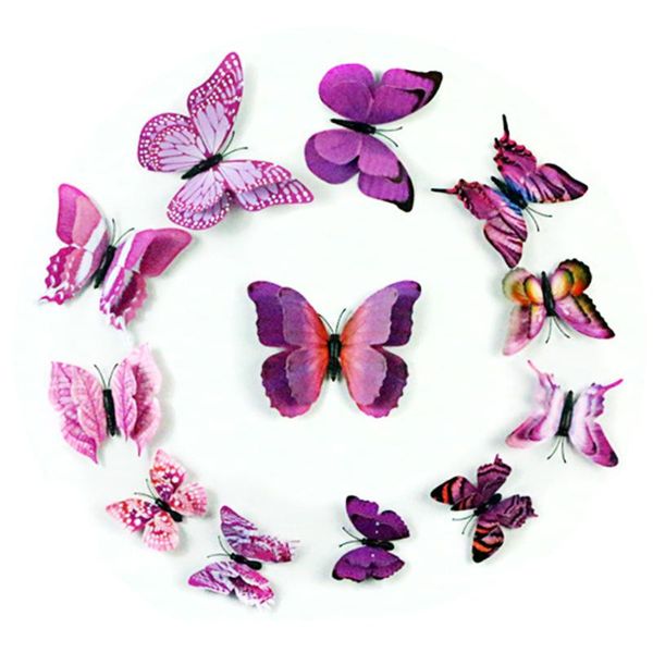 wall stickers 12pcs simulation butterfly sticker double-layer gift accessories bedroom fridge magnet pvc 3d decoration background home
wall stickers 12pcs simulation butterfly sticker double-layer gift accessories bedroom fridge magnet pvc 3d decoration background home