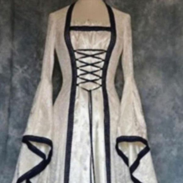 casual dresses halloween anime women cosplay dress long flare sleeve vintage floor length solid color large cuff maxi, Black;gray
casual dresses halloween anime women cosplay dress long flare sleeve vintage floor length solid color large cuff maxi, Black;gray