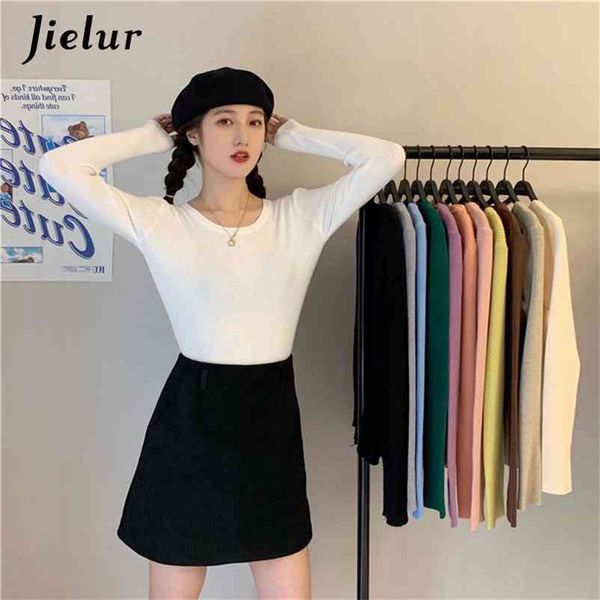 o-neck sweater women autumn winter solid color pullovers basic primer pull femme chic jumper soft slim knitted sweaters 210426, White;black
o-neck sweater women autumn winter solid color pullovers basic primer pull femme chic jumper soft slim knitted sweaters 210426, White;black