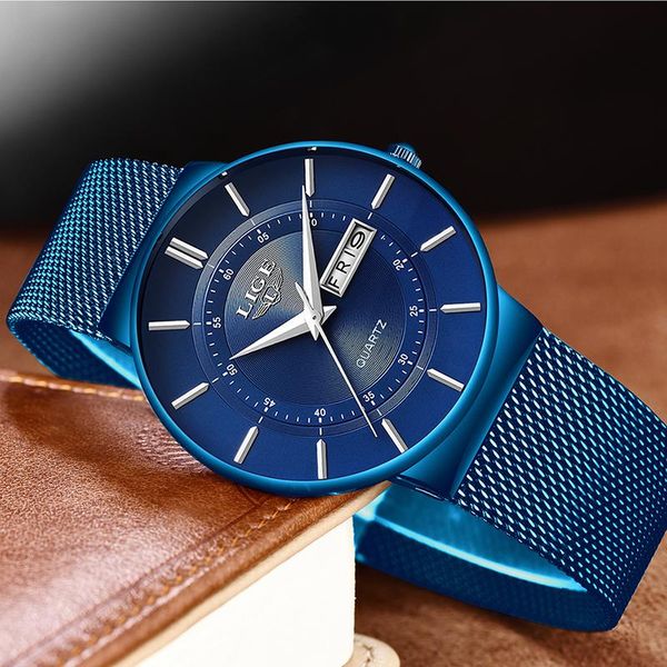 wristwatches reloj hombre 2021 blue quartz clock lige mens watches watch for men simple all steel waterproof wrist watch+bo, Slivery;brown
wristwatches reloj hombre 2021 blue quartz clock lige mens watches watch for men simple all steel waterproof wrist watch+bo, Slivery;brown