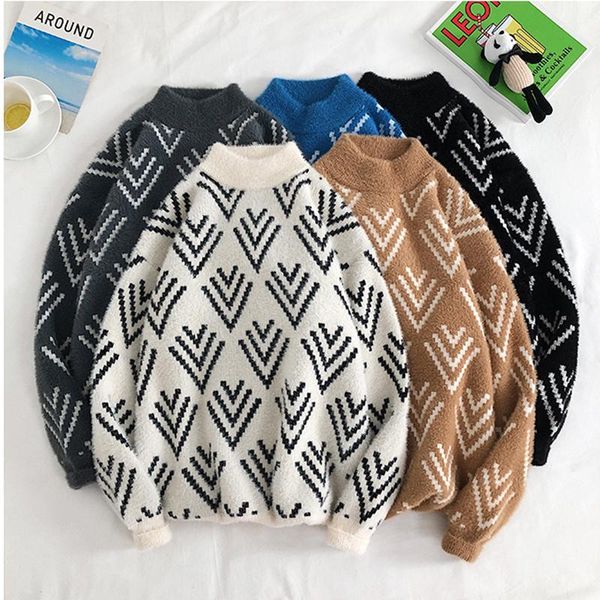men's sweaters legible autumn winter sweater men casual loose knitted pullover male long sleeve o neck men's, White;black
men's sweaters legible autumn winter sweater men casual loose knitted pullover male long sleeve o neck men's, White;black