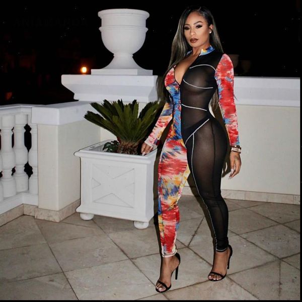fashion print mesh patchwork womens jumpsuit zipper long sleeve skinny winter club outfits d26 ci32, Black;white
fashion print mesh patchwork womens jumpsuit zipper long sleeve skinny winter club outfits d26 ci32, Black;white