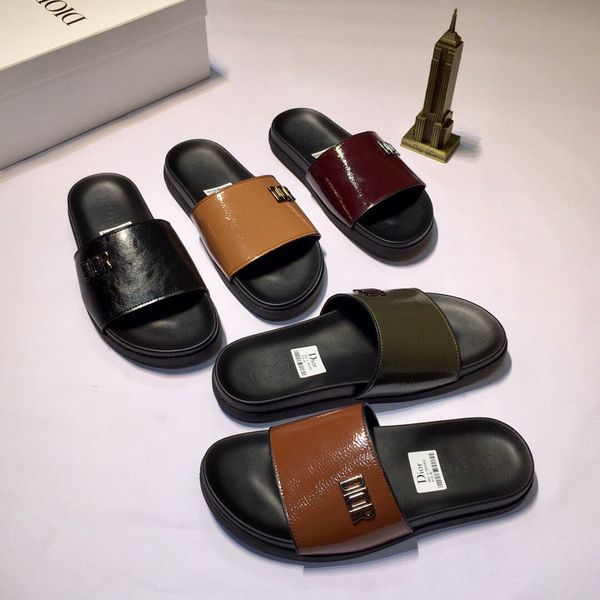 jinchaoba new summer leather soft bottom slippers casual flat bottom comfortable one line slipper antiskid men's cool slippers tide bra, Black
jinchaoba new summer leather soft bottom slippers casual flat bottom comfortable one line slipper antiskid men's cool slippers tide bra, Black