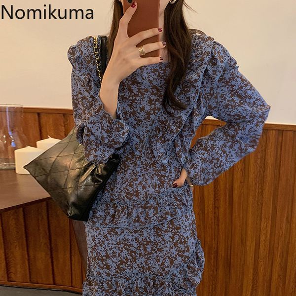 nomikuma ruffle patchwork vintage dress women autumn chic long sleeve mid calf dresses female korean fashion vestidos 3d653 210514, Black;gray
nomikuma ruffle patchwork vintage dress women autumn chic long sleeve mid calf dresses female korean fashion vestidos 3d653 210514, Black;gray
