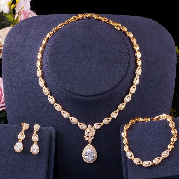 earrings & necklace fashionable women's long water drop zircon chain, versatile necklace, and bracelet three piece set, Silver
earrings & necklace fashionable women's long water drop zircon chain, versatile necklace, and bracelet three piece set, Silver