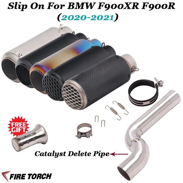 motorcycle exhaust system for f900 f900xr f900r 2021 modified muffler db killer middle link pipe catalyst delete slip on
motorcycle exhaust system for f900 f900xr f900r 2021 modified muffler db killer middle link pipe catalyst delete slip on