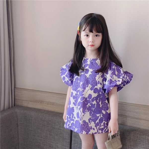 girl's dresses 2021 spring summer cute girls purple floral puff sleeve mini dress fashion little princess casual for kids, Red;yellow
girl's dresses 2021 spring summer cute girls purple floral puff sleeve mini dress fashion little princess casual for kids, Red;yellow