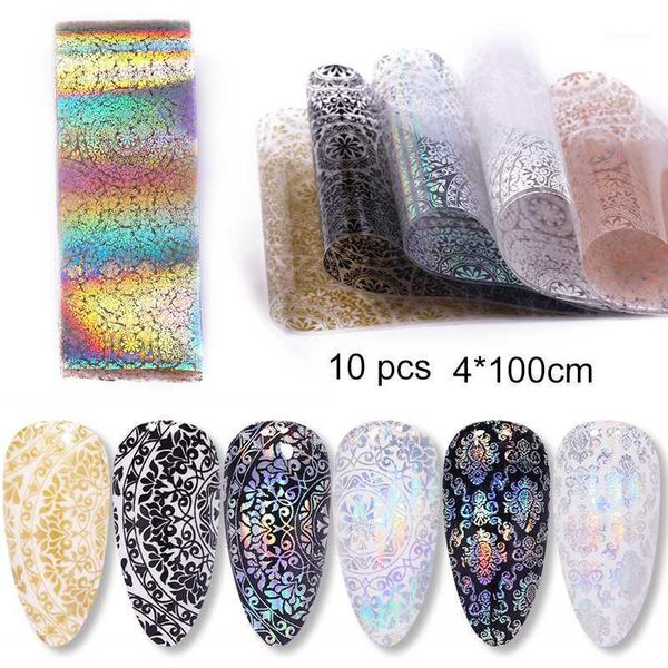 sheets/set flower nail foil laser pattern stickers black and white art decoration with effect1
sheets/set flower nail foil laser pattern stickers black and white art decoration with effect1
