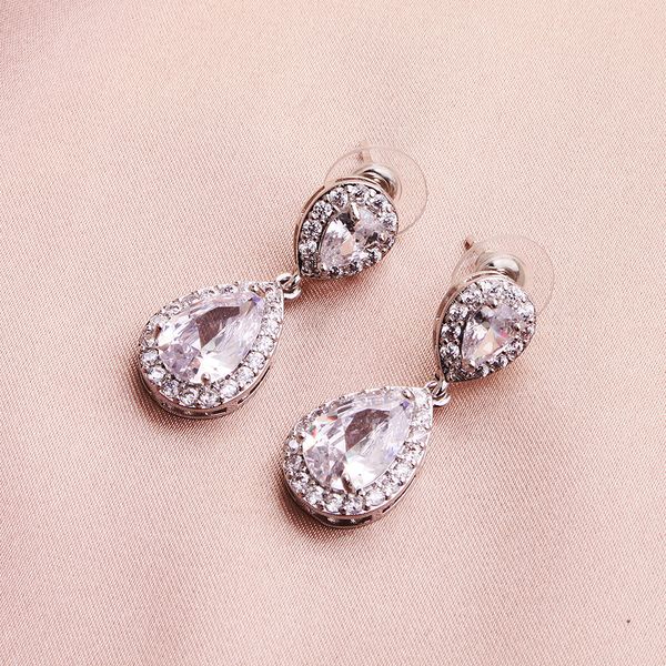 bride earrings cosmetic geo zhaohao popular rhinestone crystal drop earring for wedding dress fashion baldpates jcc120, Silver
bride earrings cosmetic geo zhaohao popular rhinestone crystal drop earring for wedding dress fashion baldpates jcc120, Silver