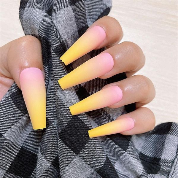 false nails 20pcs fashion frosted nail art extra long t-shaped coffin tip ballerina matte, Red;gold
false nails 20pcs fashion frosted nail art extra long t-shaped coffin tip ballerina matte, Red;gold