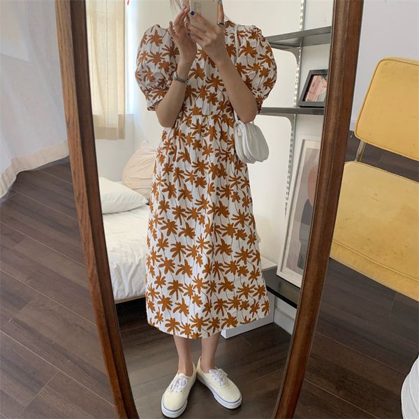 dresses vintage high waist girls korean stylish sweet feminine sleeve chic printed florals es vestidos, Black;gray
dresses vintage high waist girls korean stylish sweet feminine sleeve chic printed florals es vestidos, Black;gray