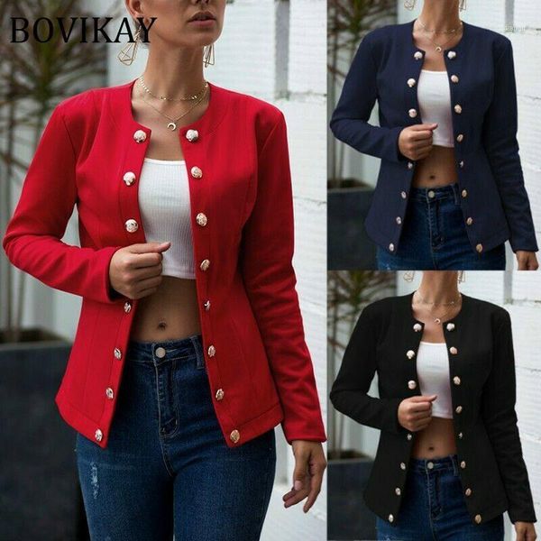 women's suits & blazers bovikay european american fashion women blazer long sleeve solid color suit double breasted ladies female stree, White;black
women's suits & blazers bovikay european american fashion women blazer long sleeve solid color suit double breasted ladies female stree, White;black