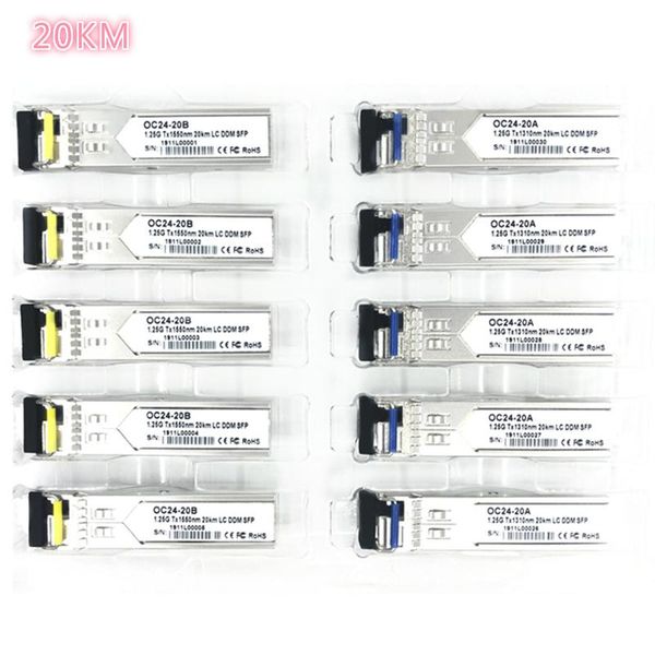 walkie talkie lc sfp fiber optic module 1.25g 20km 1310/1550nm single optical transceiver for onu olt
walkie talkie lc sfp fiber optic module 1.25g 20km 1310/1550nm single optical transceiver for onu olt