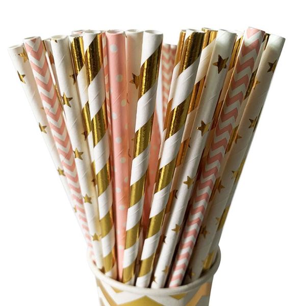 drinking straws 25 pcs paper disposable gold foil for juices shakes party drink supplies decorations
drinking straws 25 pcs paper disposable gold foil for juices shakes party drink supplies decorations
