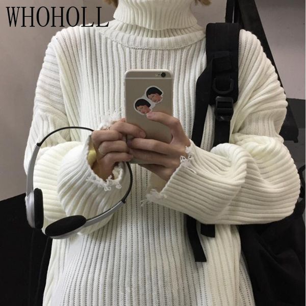 women's sweaters turtleneck long sleeve sweater dress women autumn winter loose tunic knitted casual pink gray clothes solid dresses, White;black
women's sweaters turtleneck long sleeve sweater dress women autumn winter loose tunic knitted casual pink gray clothes solid dresses, White;black