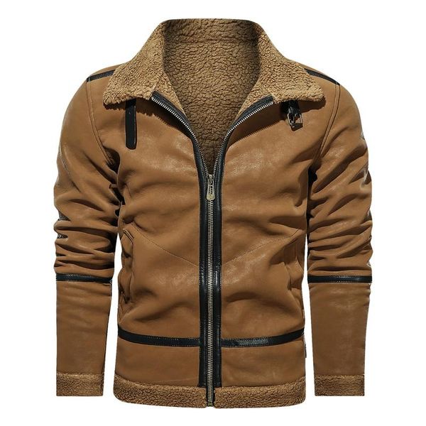 men's jackets fashion brand retro pu 2021 men slim fit motorcycle leather jacket outwear male warm bomber military outdoor coat, Black;brown
men's jackets fashion brand retro pu 2021 men slim fit motorcycle leather jacket outwear male warm bomber military outdoor coat, Black;brown
