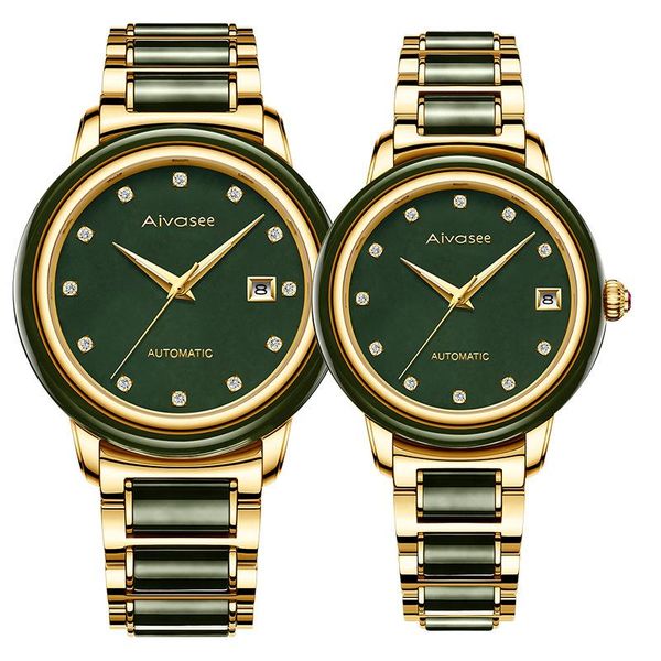 wristwatches genuine jade watch ladies business men watches automatic mechanical unique classic gift aviation 1963, Slivery;brown
wristwatches genuine jade watch ladies business men watches automatic mechanical unique classic gift aviation 1963, Slivery;brown