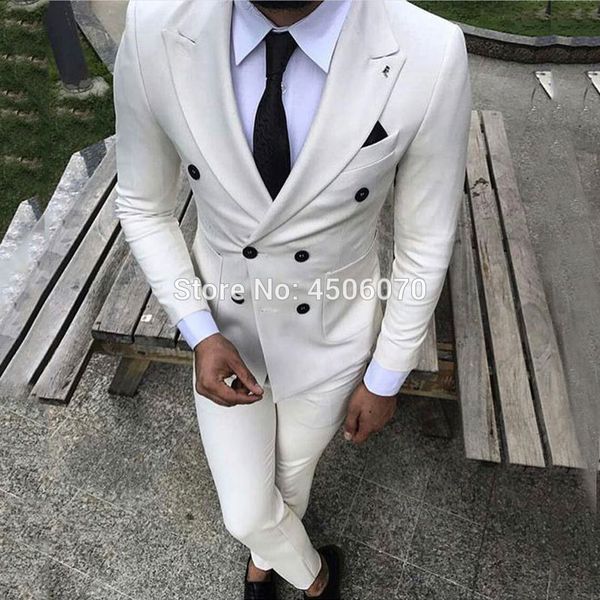 men's suits & blazers white slim fit men casual business wedding tuxedos double breasted groom wear bridegroom costume homme 2pcs, White;black
men's suits & blazers white slim fit men casual business wedding tuxedos double breasted groom wear bridegroom costume homme 2pcs, White;black