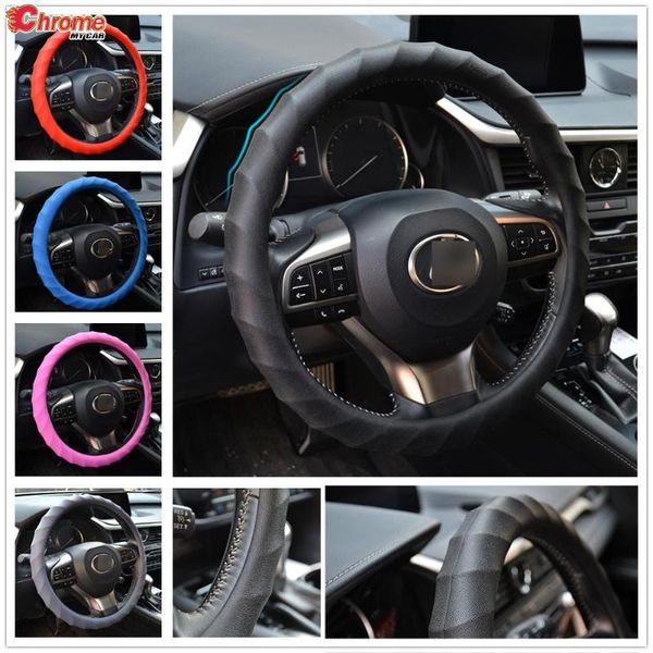 steering wheel covers 14" 15" universal sport silicone cover glove car styling anti-slip cow leather massage protector accessories
steering wheel covers 14" 15" universal sport silicone cover glove car styling anti-slip cow leather massage protector accessories