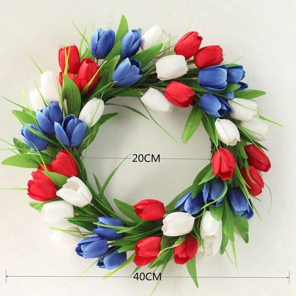 novelty items artificial tulip wreath american independence day patriotic for front door wall window wedding party home decor
novelty items artificial tulip wreath american independence day patriotic for front door wall window wedding party home decor