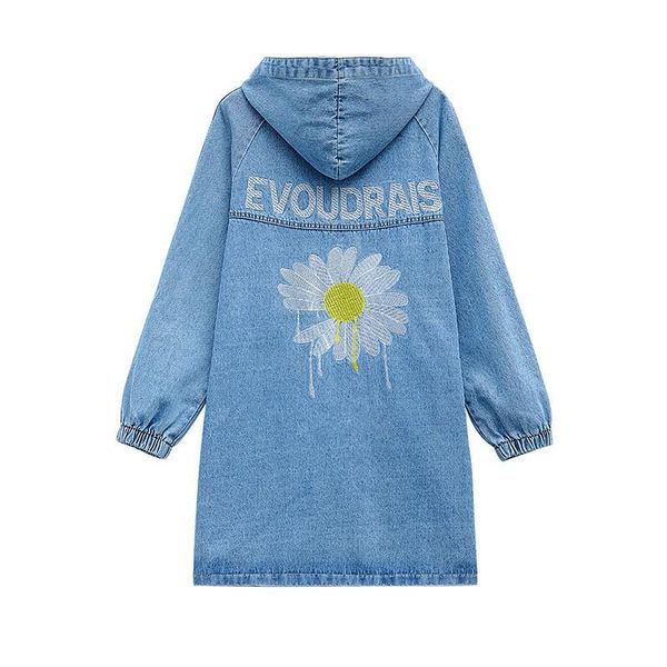 women's jackets autumn coat long denim jacket 2021 hooded loose plus size embroidery letter jeans overcoat black jean coats female, Black;brown
women's jackets autumn coat long denim jacket 2021 hooded loose plus size embroidery letter jeans overcoat black jean coats female, Black;brown
