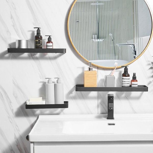hooks & rails bathroom shelf aluminum square shower glass black finish storage basket rack accessory
hooks & rails bathroom shelf aluminum square shower glass black finish storage basket rack accessory