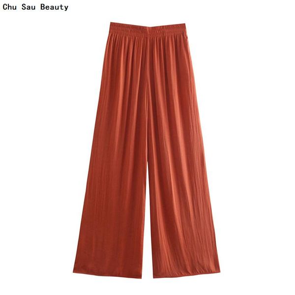 women's pants & capris 2021 fashion solid color drape high waist wide leg ladies summer za elastic chic casual trousers, Black;white
women's pants & capris 2021 fashion solid color drape high waist wide leg ladies summer za elastic chic casual trousers, Black;white