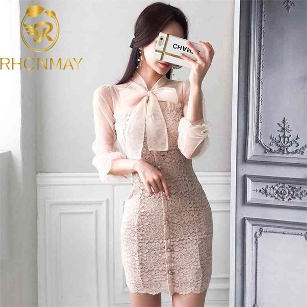 summer women lace dress package hip high waist mesh bodycon single-breasted bow patchwork mini es 210506, Black;gray
summer women lace dress package hip high waist mesh bodycon single-breasted bow patchwork mini es 210506, Black;gray