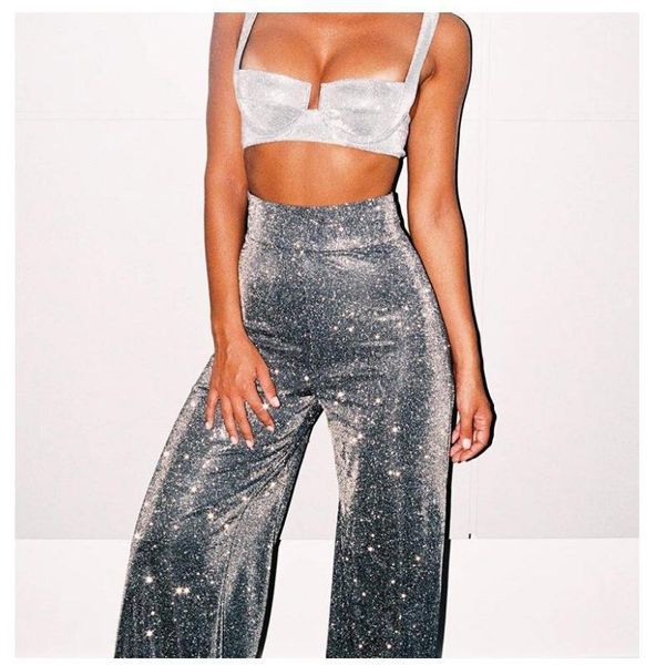 women's pants & capris fashion all-match sequined high waist shiny wide leg solid anti-wrinkle sports loose breathable zipper, Black;white
women's pants & capris fashion all-match sequined high waist shiny wide leg solid anti-wrinkle sports loose breathable zipper, Black;white