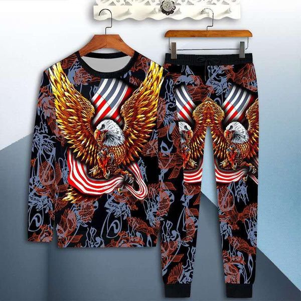 men's tracksuits one piece/suit wear 2021 trend young and middle-aged fashion printing large size long-sleeved t-shirt trousers casual, Gray
men's tracksuits one piece/suit wear 2021 trend young and middle-aged fashion printing large size long-sleeved t-shirt trousers casual, Gray
