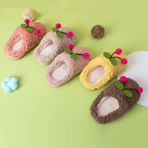 slipper 2021 children' cotton slippers cute cherry home fur indoor non-slip warm fashion for girls, Black;grey
slipper 2021 children' cotton slippers cute cherry home fur indoor non-slip warm fashion for girls, Black;grey