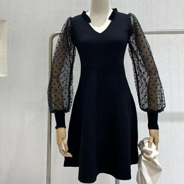 casual dresses spring fashion women lace black vintage long sleeve mesh patchwork ruffle robe for v-neck vestidos femme, Black;gray
casual dresses spring fashion women lace black vintage long sleeve mesh patchwork ruffle robe for v-neck vestidos femme, Black;gray