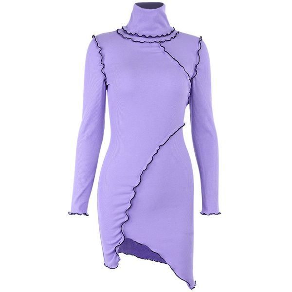 paris girl turtleneck long sleeve dress women streetwear lace kawaii purple irregular hem mini slim bodycon dresses 210524, Black;gray
paris girl turtleneck long sleeve dress women streetwear lace kawaii purple irregular hem mini slim bodycon dresses 210524, Black;gray