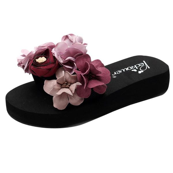 slippers sagace women girls floral wedges bohemian style sandals summer beach shoes woman, Black
slippers sagace women girls floral wedges bohemian style sandals summer beach shoes woman, Black