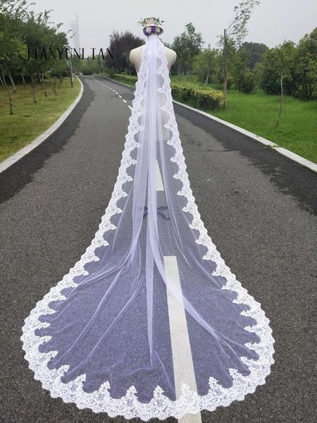 bridal veils real picture velos de novia wedding lace womens 3 meters 1 layers applique with comb, Black
bridal veils real picture velos de novia wedding lace womens 3 meters 1 layers applique with comb, Black