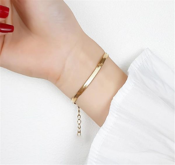 link, chain 316l stainless steel simple love pendant soft snake bone bracelet acier inoxidable femme hippie no fade, Black
link, chain 316l stainless steel simple love pendant soft snake bone bracelet acier inoxidable femme hippie no fade, Black