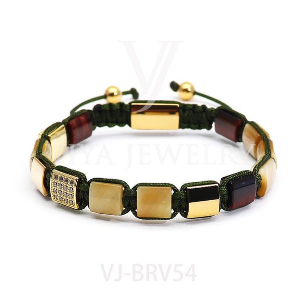 charm bracelets luxury gold-color men bracelet golden tiger eyes square beads & pave setting braided macrame jewelry for gift, Golden;silver
charm bracelets luxury gold-color men bracelet golden tiger eyes square beads & pave setting braided macrame jewelry for gift, Golden;silver